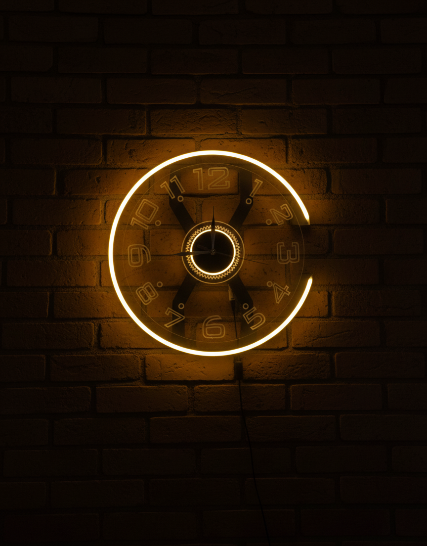 Neon Clock