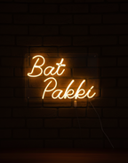Bat Pakki Neon LED Sign