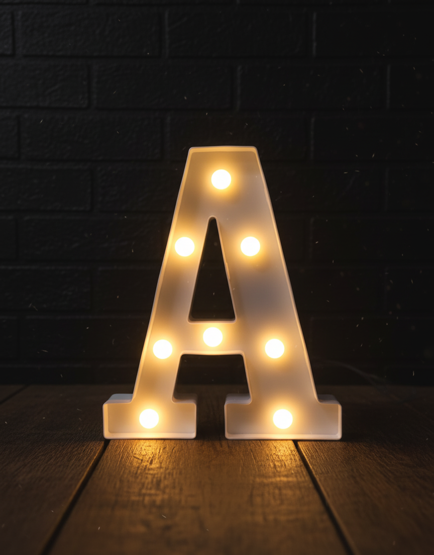 LED Alphabet Letter Neon Sign