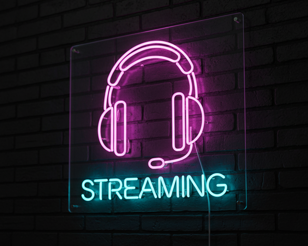 Streaming Neon Gaming Sign
