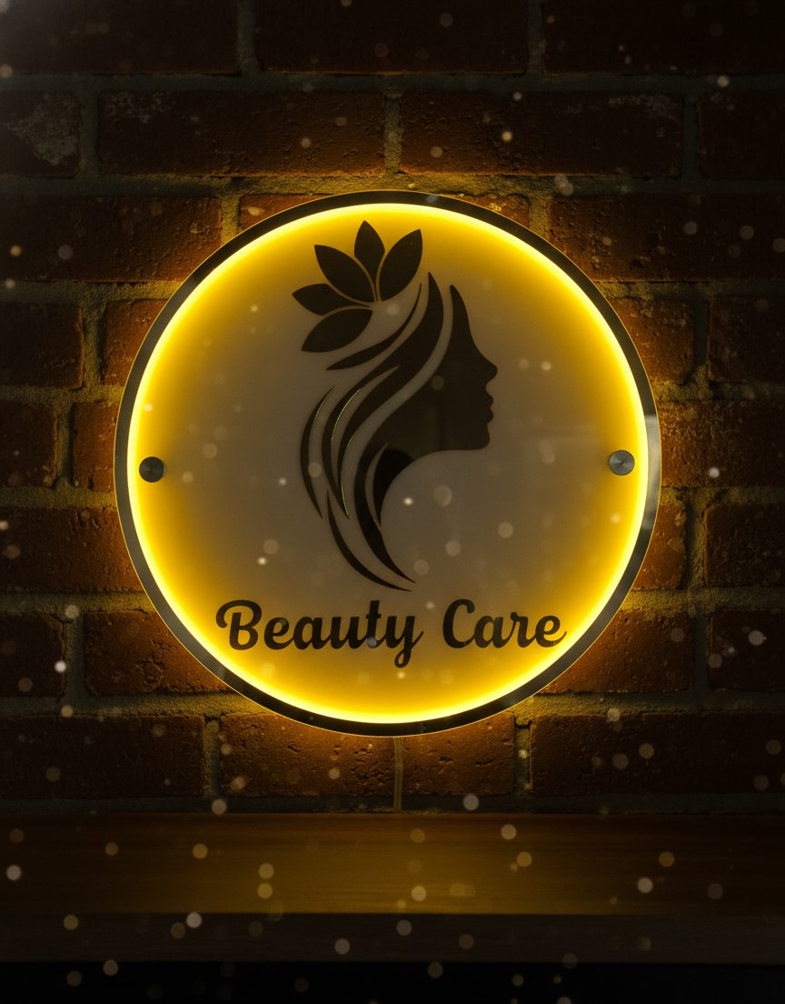 3D Beauty Care Sign Board