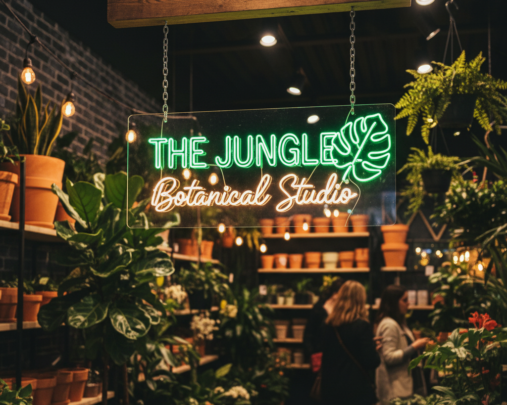 Flower Shop Neon Sign