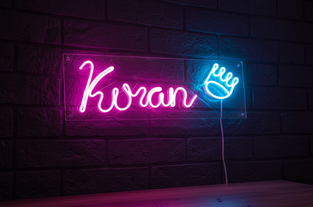 Custom Neon LED Name Sign