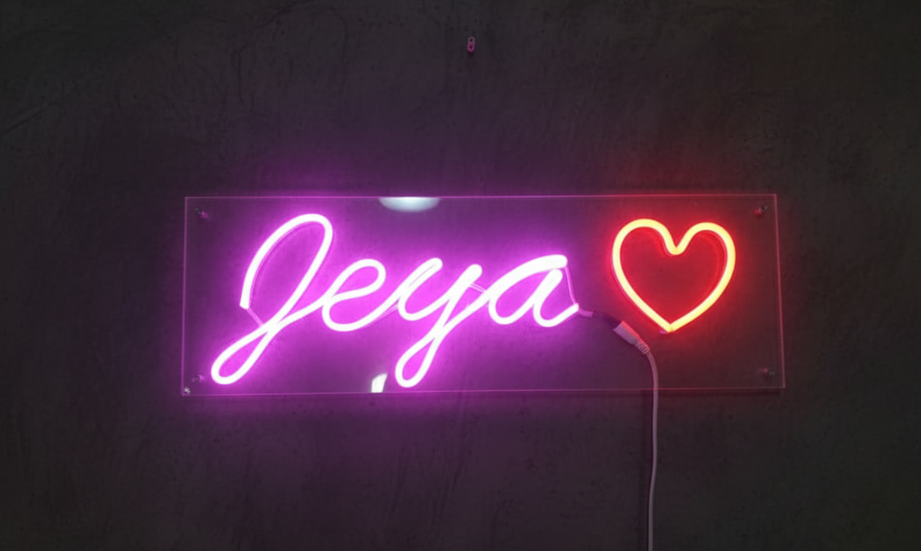 Custom Neon LED Name Sign