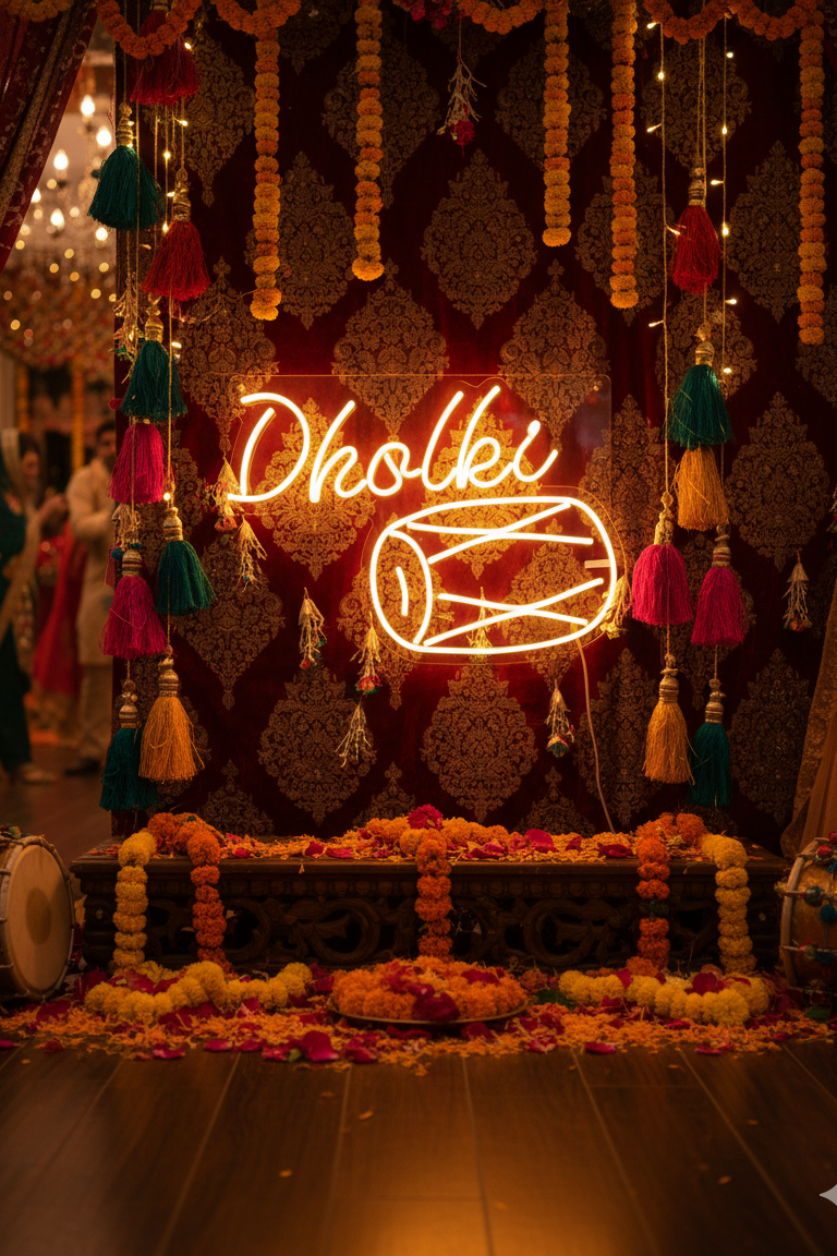 Dholki Neon Sign